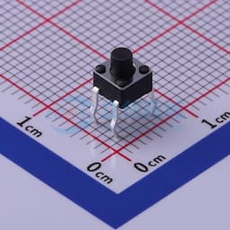 轻触开关4.5*4.5*5.0mm四脚插件圆柄正按250gf 【轻触】缩略图