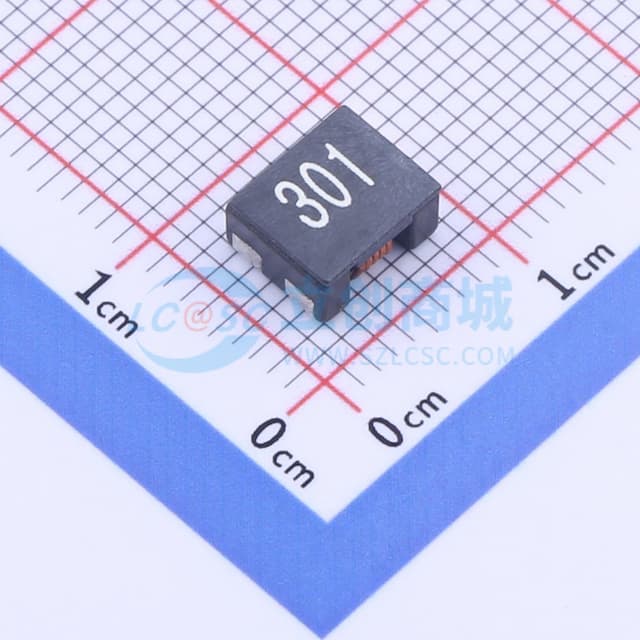 两路 贴片共模滤波器 阻抗300Ω@100MHz实物图