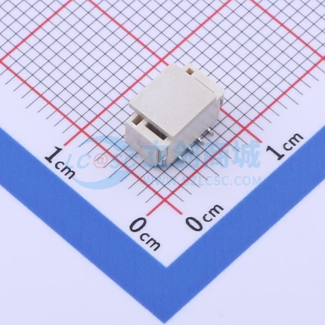 GH1.25-4P立贴编带加盖实物图