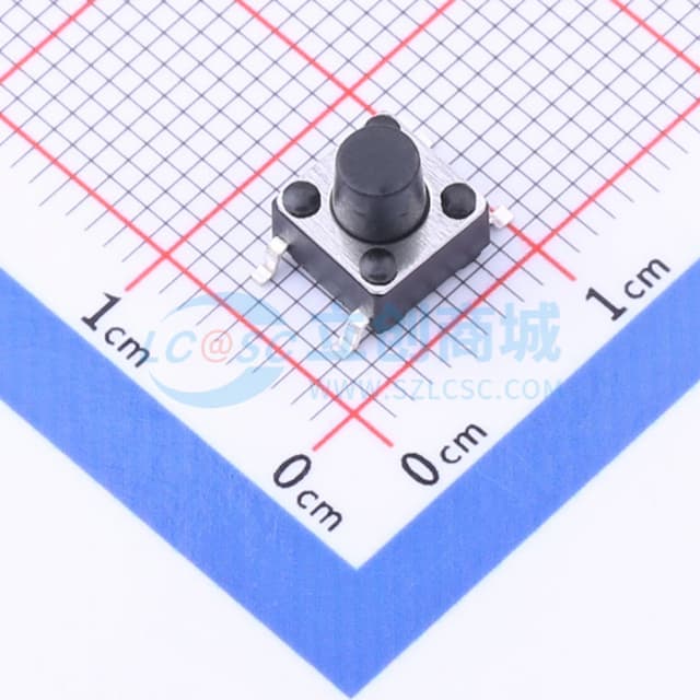 6*6*6.5mm 立贴 轻触开关实物图