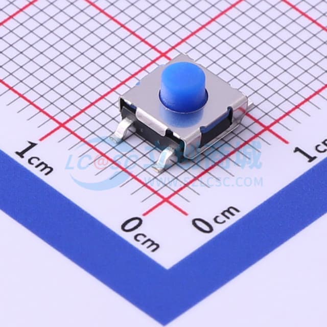 6.2*6.2*4.3mm 立贴 轻触开关实物图