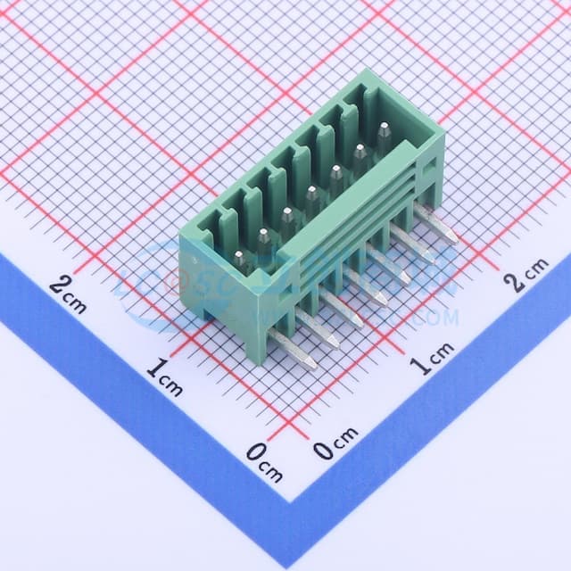 2.5mm 1x7P 排数:1 每排P数:7【插件】实物图