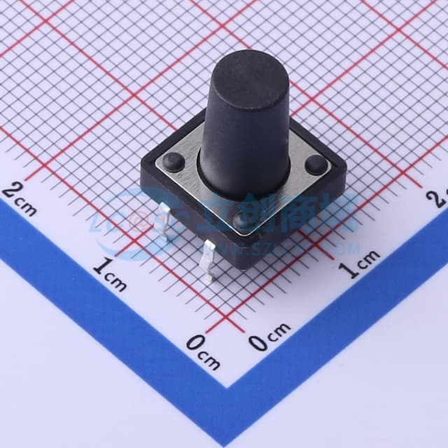 12*12*14mm 直插 轻触开关 【插件】实物图