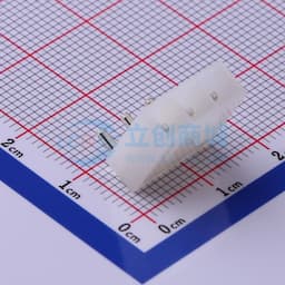 白色半透明 1x3P 间距:4.2mm 弯插【插件】缩略图