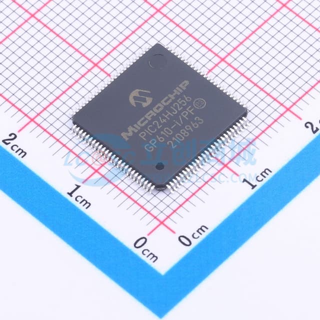 PIC24HJ256GP610-I/PF实物图