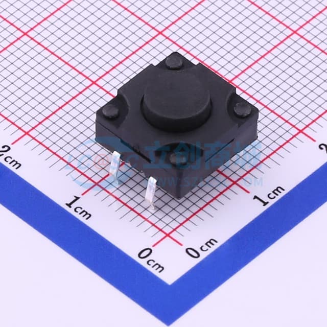 12*12*7mm 直插 轻触开关 【插件】实物图