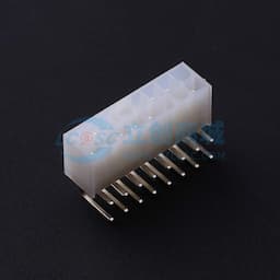 白色半透明 2x8P 间距:4.2mm 弯插【插件】缩略图