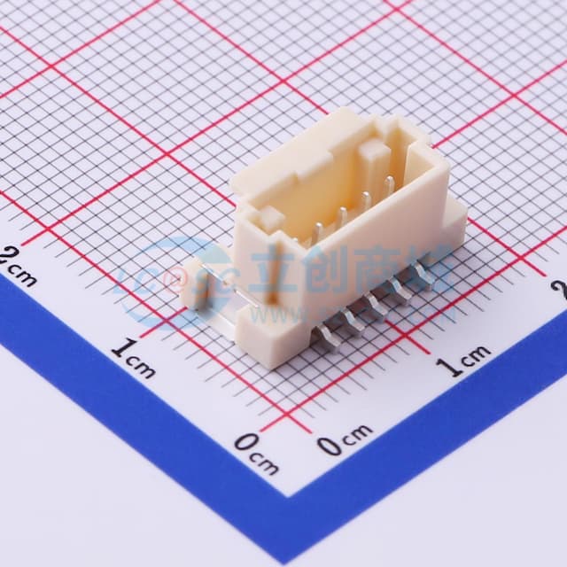 1x5P 间距:2mm 立贴 系列:DuraClik(MX 2.0)实物图