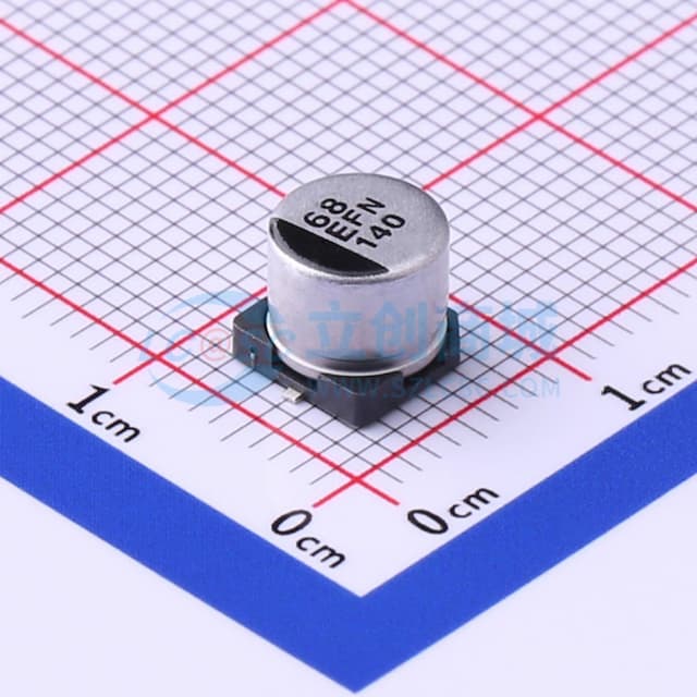 68uF ±20% 25V实物图