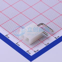 白色半透明 2x1P 间距:4.2mm 弯插【插件】缩略图
