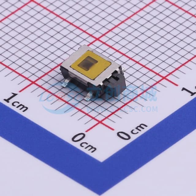 7.4*4.1*1.8mm 卧贴 轻触开关实物图