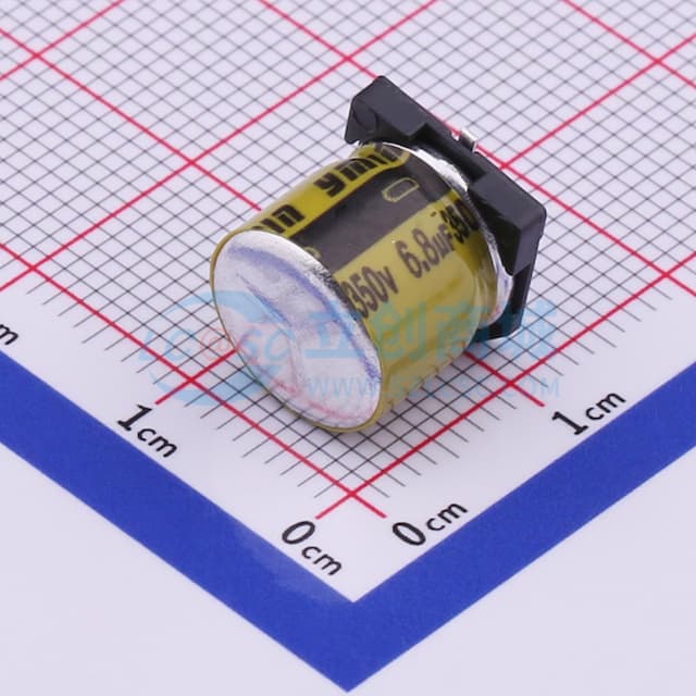6.8uF ±20% 350V实物图