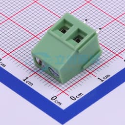 1x2P 5.08mm 直插 排数:1 每排P数:2 【螺钉】缩略图