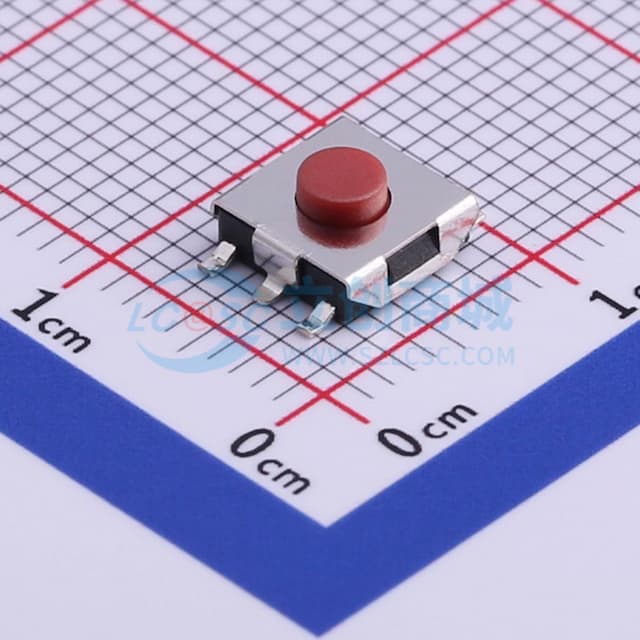 6.4*6*3.1mm 立贴 轻触开关实物图