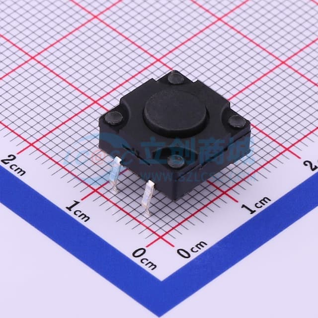 12*12*6mm 直插 轻触开关 【插件】实物图