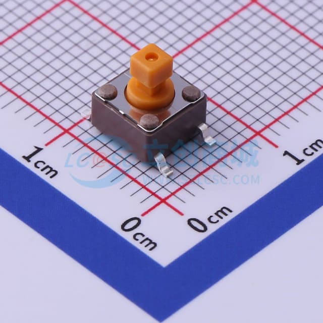 6.2*6.2*7.3mm 立贴 轻触开关实物图
