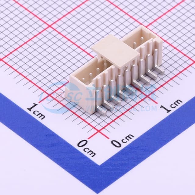 1x9P 间距:1.5mm 立贴实物图