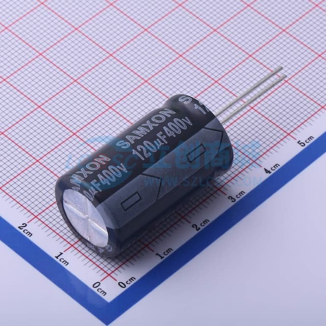 【插件】120uF ±20% 400V实物图