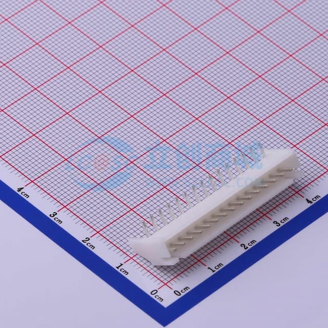 1x15P 间距:2.5mm 弯插 系列:XH 【插件】实物图