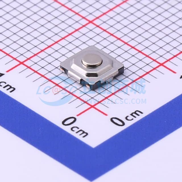 5.2*5.2*1.54mm 立贴 轻触开关实物图