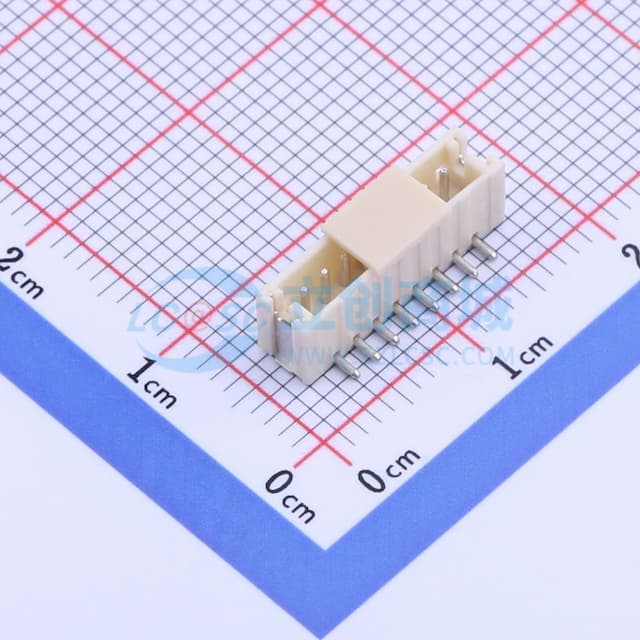 1x8P 间距:1.5mm 立贴实物图