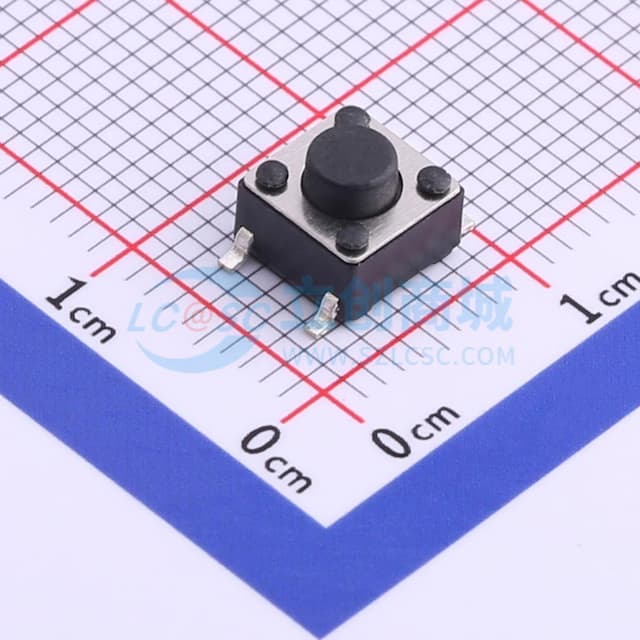 6*6*5mm 立贴 轻触开关实物图