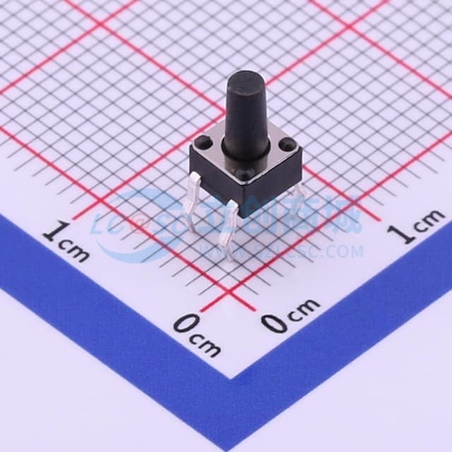 4.5*4.5*7.5mm 直插 轻触开关 【轻触】实物图