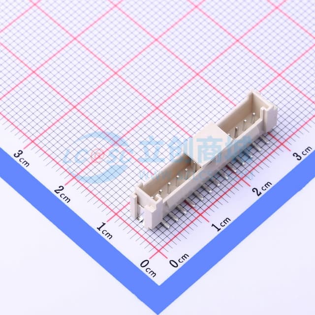 1x13P 间距:2mm 立贴 系列:HY实物图