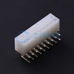 白色半透明 2x9P 间距:4.2mm 弯插【插件】缩略图