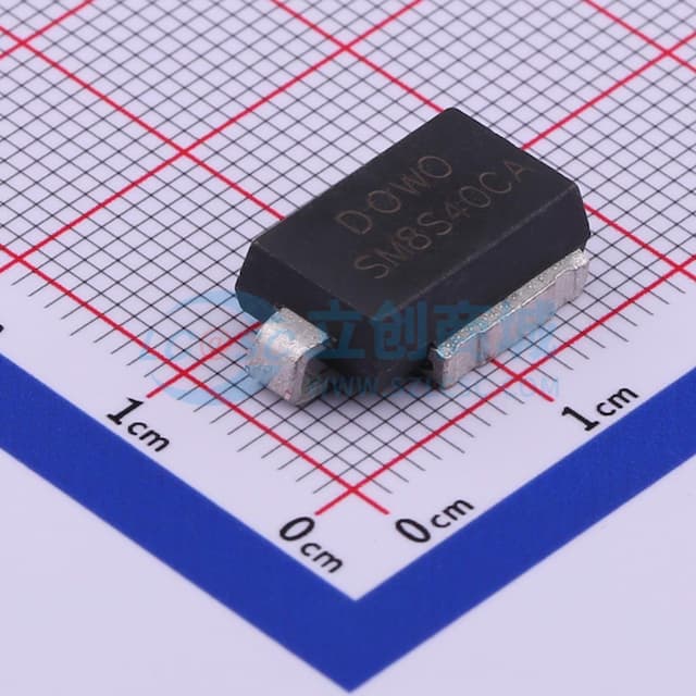 双向TVS 40V截止 峰值脉冲电流：102A实物图