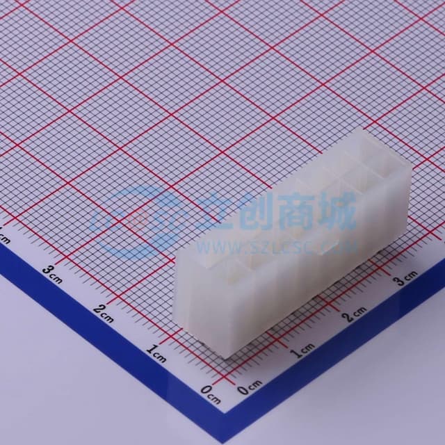 2x8P 间距:4.2mm 直插 【插件】实物图