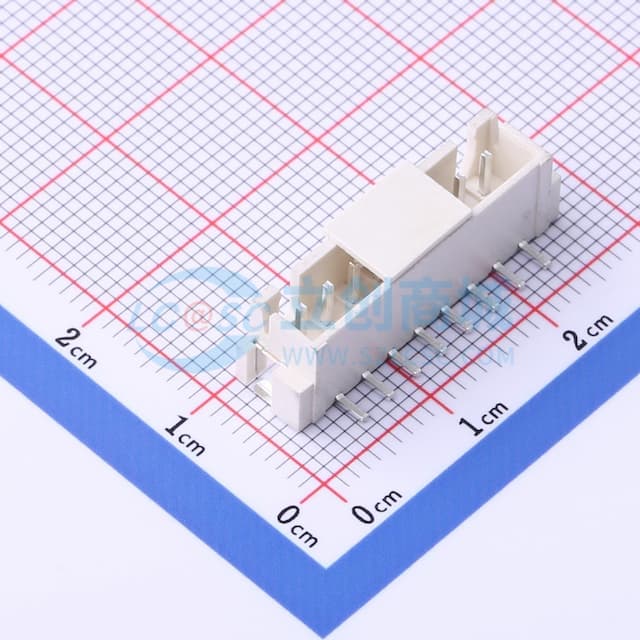 1x8P 间距:2.5mm 立贴 系列:XH实物图
