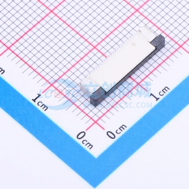 间距:0.5mm P数:22P 抽屉式 上接实物图