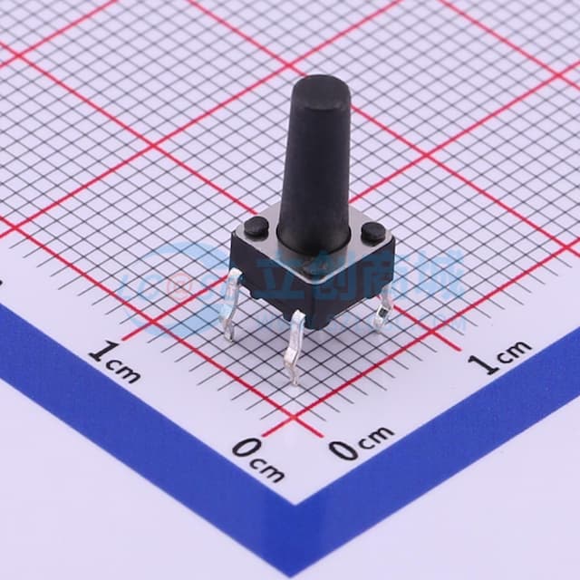 6*6*12.5mm 直插 轻触开关 【轻触】实物图