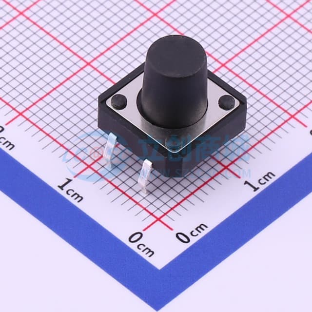 12*12*10.5mm 直插 轻触开关 【轻触】实物图