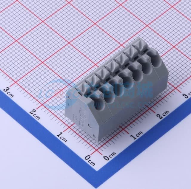 1x7P 3.5mm 每排P数:7 排数:1 【插件】实物图