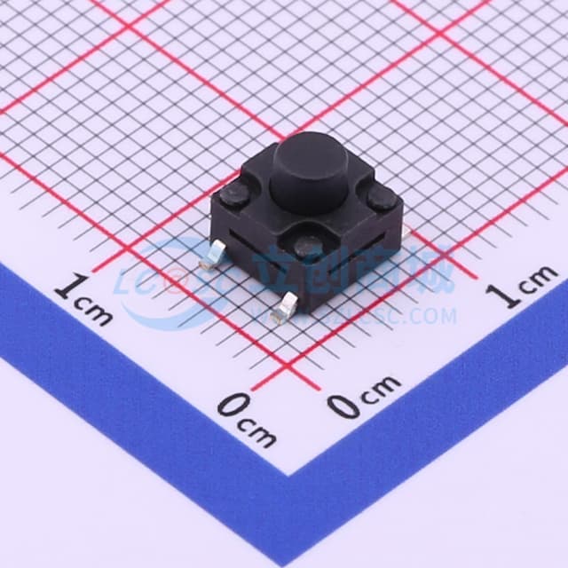 6.2*6.2*6mm 立贴 轻触开关实物图