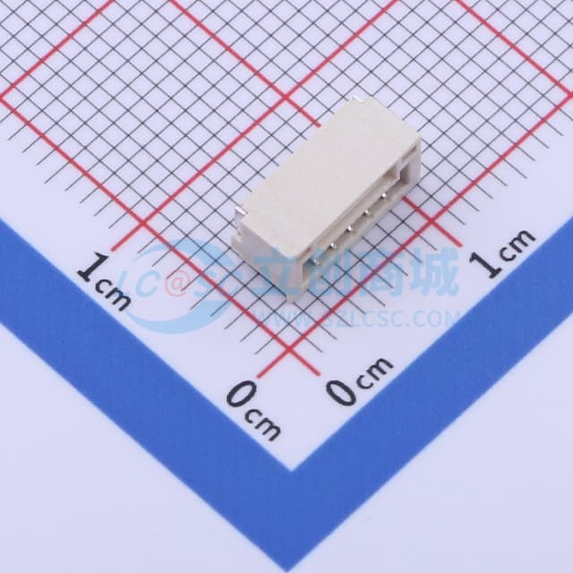 GH1.25-5P卧贴编带实物图