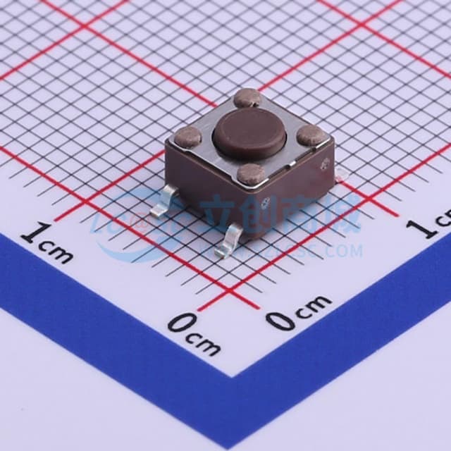 6.2*6.2*4.3mm 立贴 轻触开关实物图