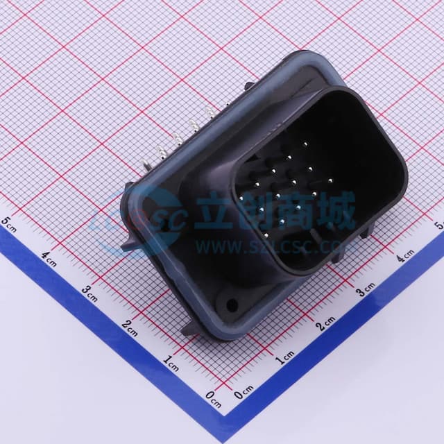 14P 脚距4mm 【插件】实物图