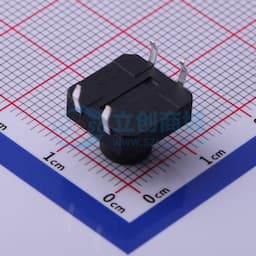 轻触开关12*12*8.5mm插件四脚DIP圆柄250gf 【轻触】缩略图