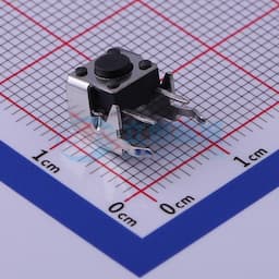 轻触开关6*6*4.5mm带支架插件四脚侧按250gf 【轻触】缩略图