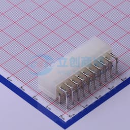 白色半透明 2x10P 间距:4.2mm 弯插【插件】缩略图