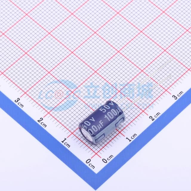 100uF ±20% 50V实物图