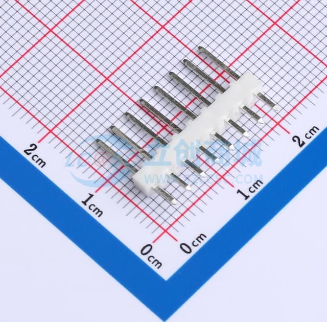 1x8P 间距:2.54mm 方针 直插 【插件】实物图