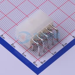 白色半透明 2x5P 间距:4.2mm 弯插【插件】缩略图