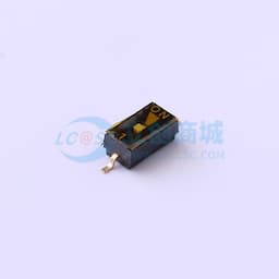 拨码开关黑色01P-1PIN间距1.27mm贴片正拨平拨1位SMD缩略图