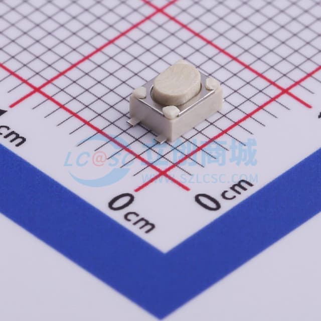 轻触开关4.2*3.25*2.5mm四脚贴片250gf实物图