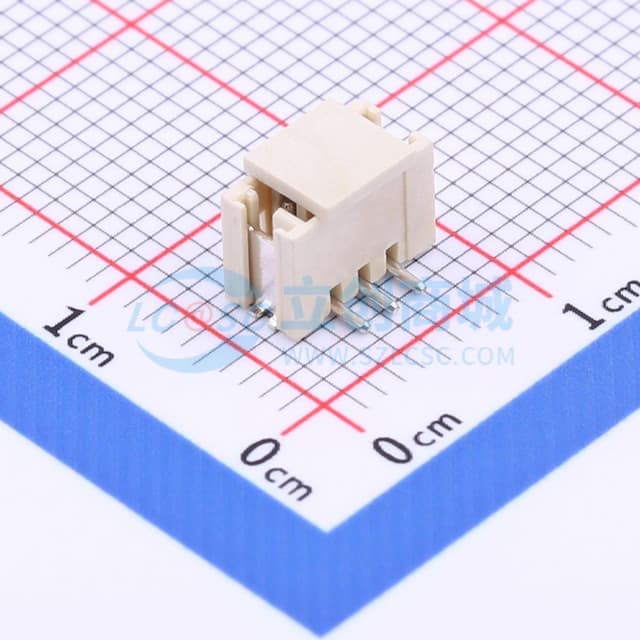 1x3P 间距:1.5mm 立贴 系列:ZH实物图