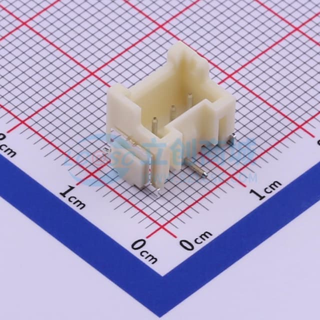 1x3P 间距:2.5mm 立贴 系列:XA实物图